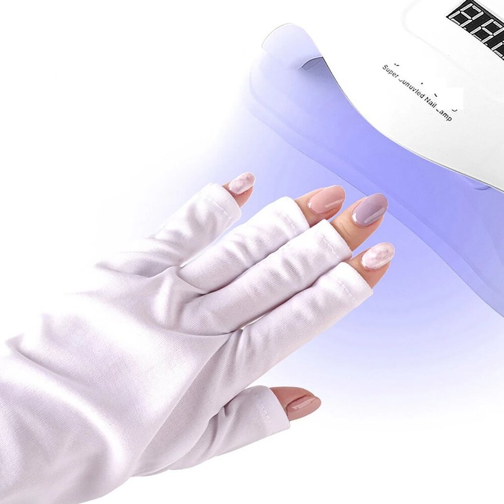 UV Protection Gloves for Nails
